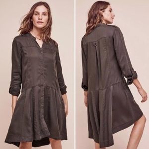 ANTHROPOLOGIE HOLDING HORSES Mariona Shirt Dress 4